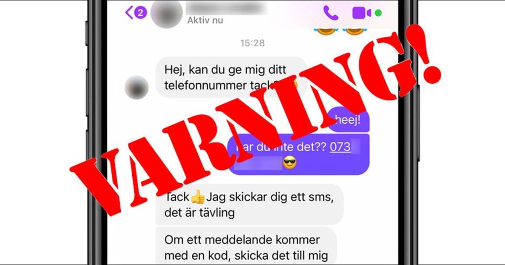 Varning för kapat Facebook-konto